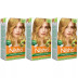 Nisha Creme Hair Color 8.1 Golden Blonde (Developer 60ml + Colorant Tube 60gm + Conditioner 6ml + Glove) (1Pack, Pack of 3)