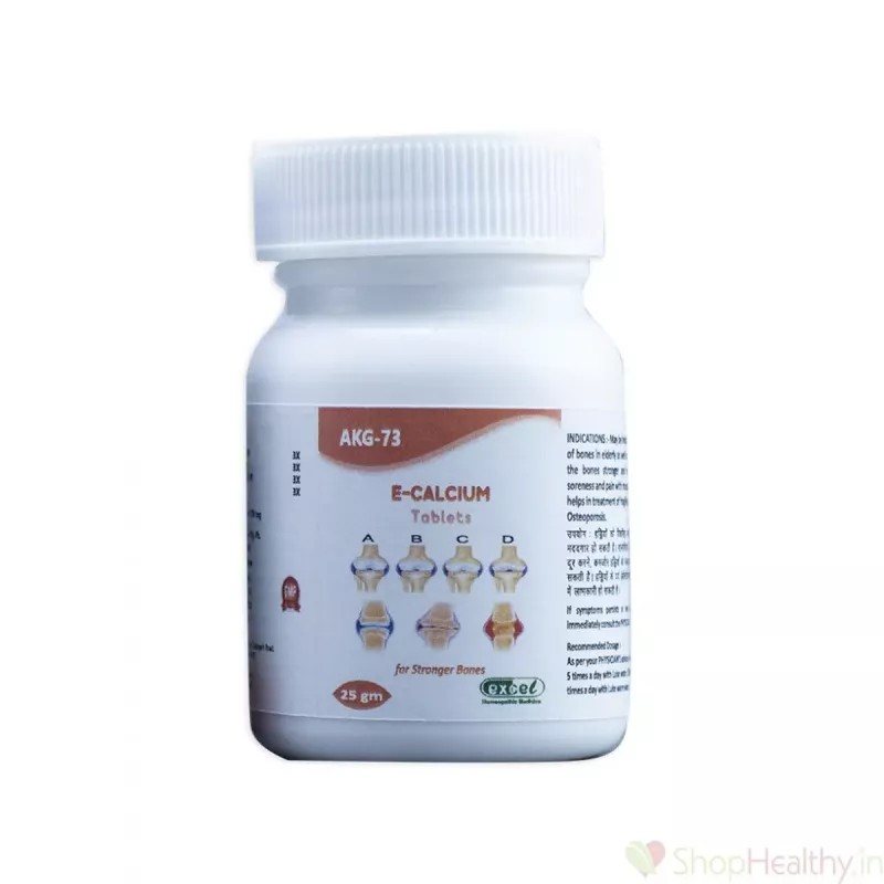 Excel E Calcium Tablets Akg-73 (25g)
