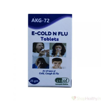 Excel E Cold N Flu Tablets Akg-72 (25g)