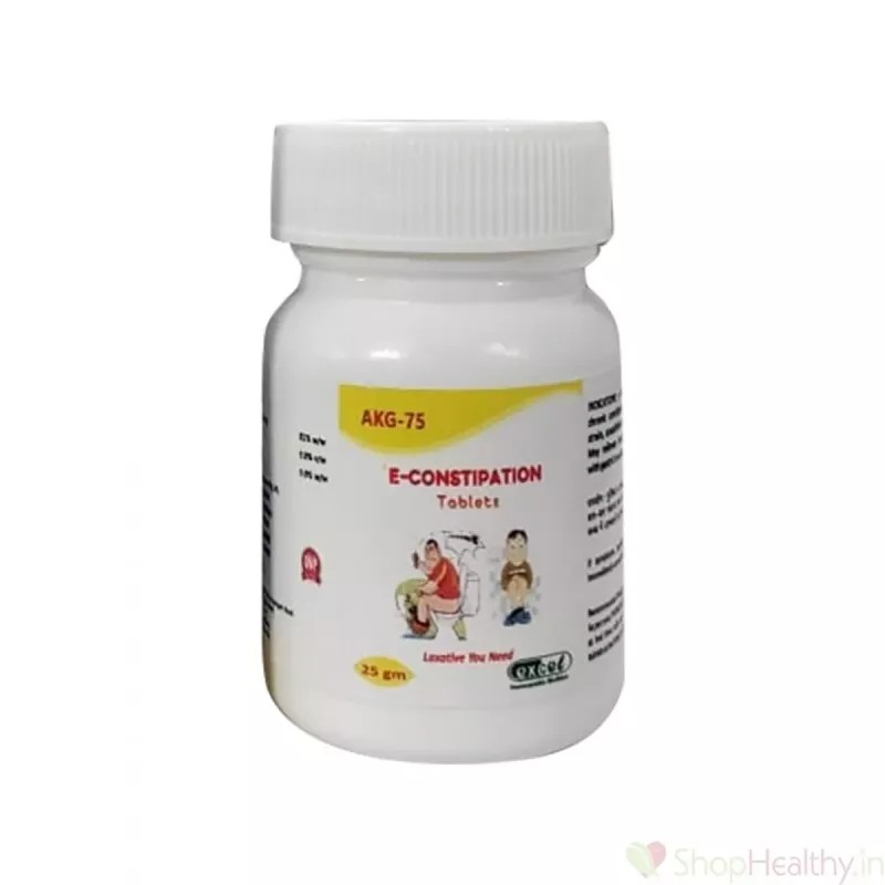 Excel E Constipation Tablets Akg-75 (25g)
