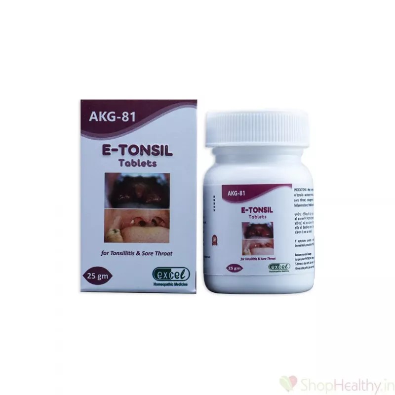 Excel E Tonsil Tablets Akg-81 (25g)