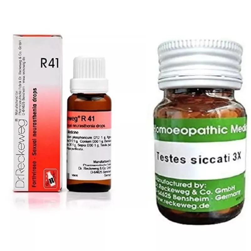 Dr Reckeweg R41 + Testis 3X (Each 20ml) (1Pack)