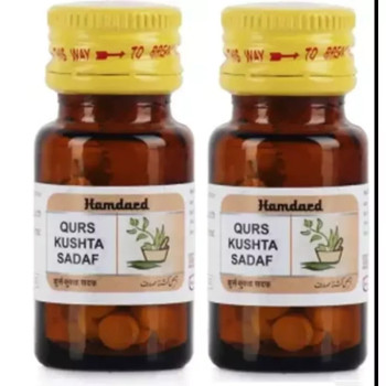 Hamdard Qurs Kushta Sadaf (60tab, Pack of 2)