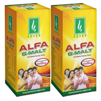 Adven Alfa G-Malt (450g, Pack of 2)