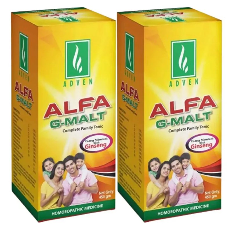 Adven Alfa G-Malt (450g, Pack of 2)