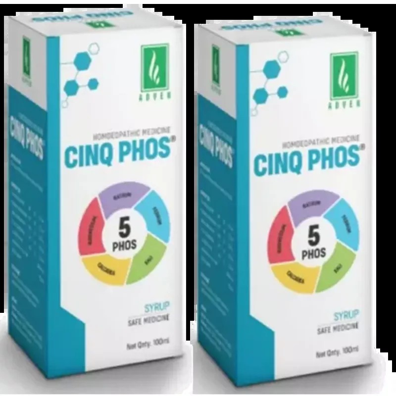 Adven Cinq Phos Syrup (100ml, Pack of 2)