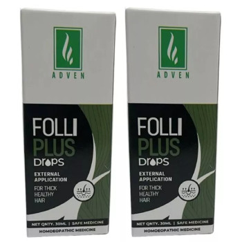 Adven Folli Plus External Drops (30ml, Pack of 2)