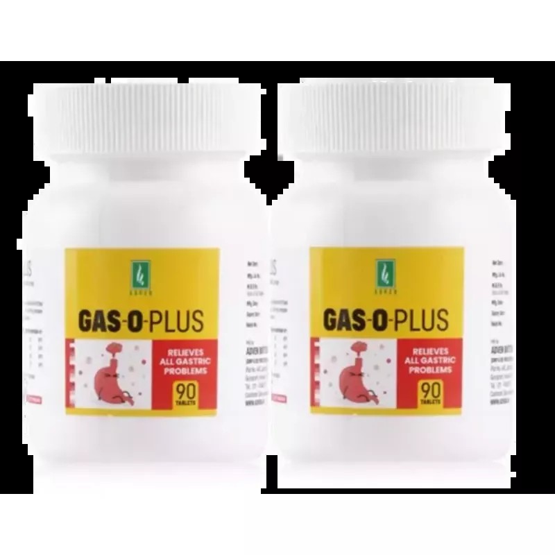 Adven Gas O Plus Tablet (90tab, Pack of 2)