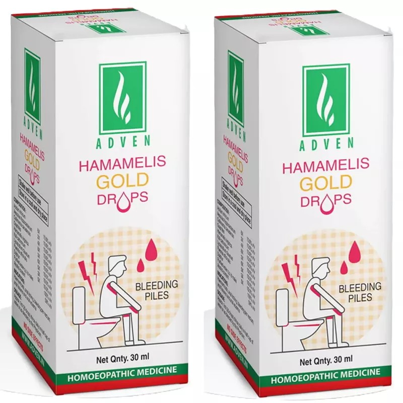 Adven Hamamelis Gold Drops (30ml, Pack of 2)