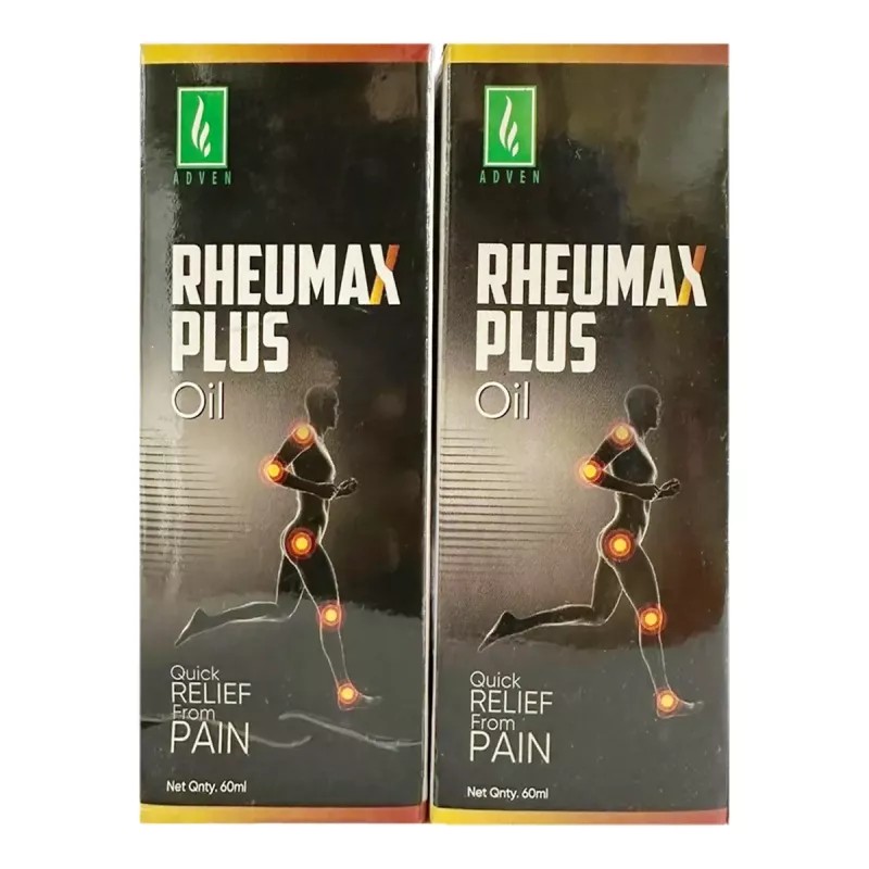 Adven Rheumax Plus Oil (60ml, Pack of 2)