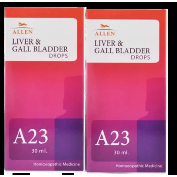Allen A23 Liver and Gall Bladder Drops (30ml, Pack of 2)