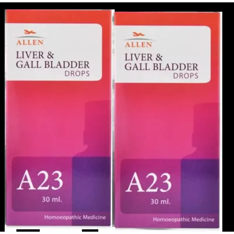 Allen A23 Liver and Gall Bladder Drops (30ml, Pack of 2)