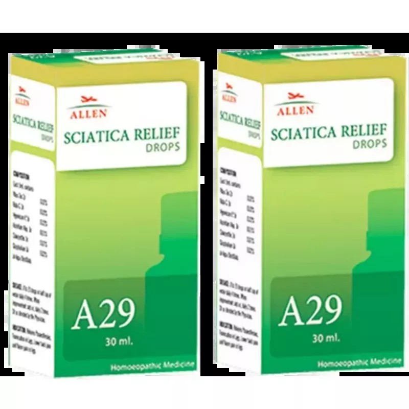Allen A29 Sciatica Relief Drops (30ml, Pack of 2)