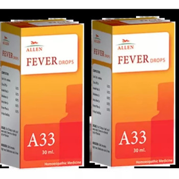 Allen A33 Fever Drops (30ml, Pack of 2)