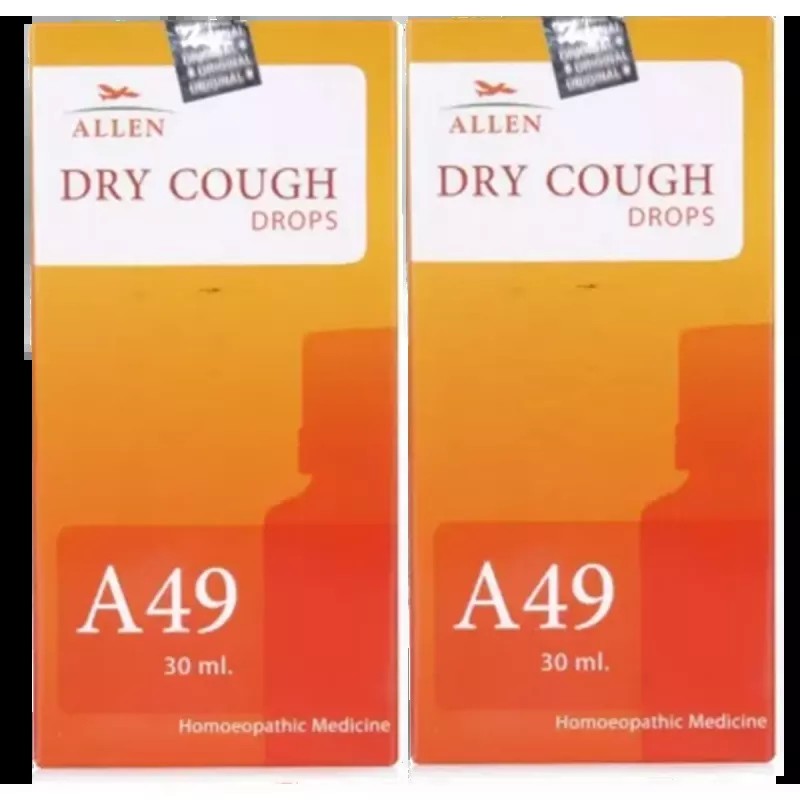 Allen A49 Dry Cough Drops (30ml, Pack of 2)