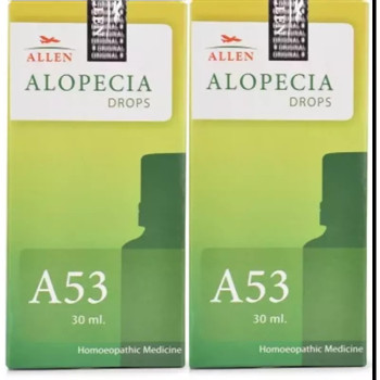Allen A53 Alopecia Drops (30ml, Pack of 2)