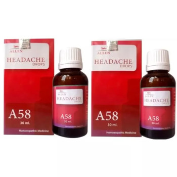 Allen A58 Headache Drops (30ml, Pack of 2)
