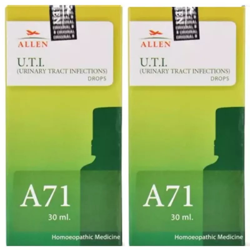 Allen A71 Urinary Tract Infections (UTI) Drops (30ml, Pack of 2)