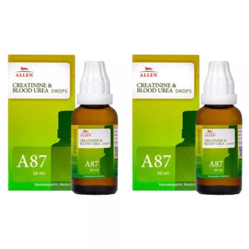 Allen A87 Creatinine and Blood Urea Drops (30ml, Pack of 2)