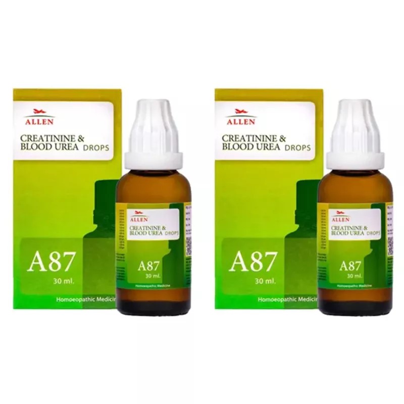 Allen A87 Creatinine and Blood Urea Drops (30ml, Pack of 2)