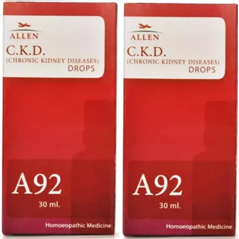 Allen A92 Chronic Kidney Diseases (CKD) Drops (30ml, Pack of 2)