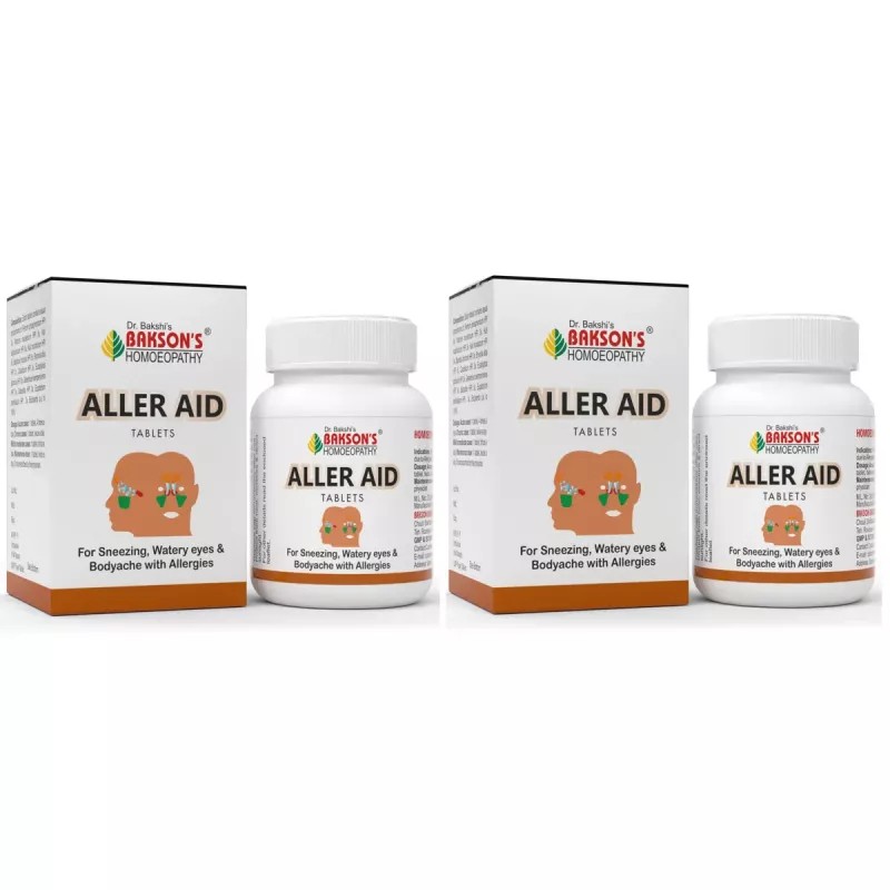 Bakson Aller Aid Tablets (200tab, Pack of 2)