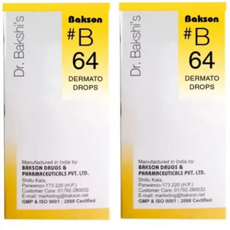 Bakson B64 Dermato Drops (30ml, Pack of 2)