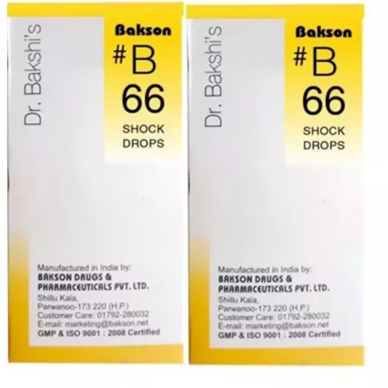 Bakson B66 Shock Drops (30ml, Pack of 2)