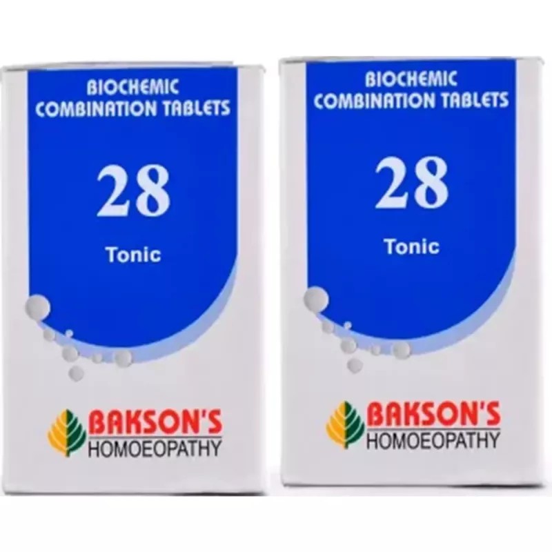 Bakson Biochemic Combination 28 (25g, Pack of 2)