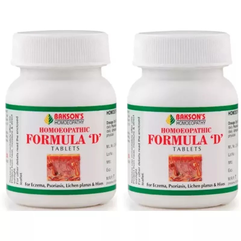 Bakson Formula D Tablets (75tab, Pack of 2)