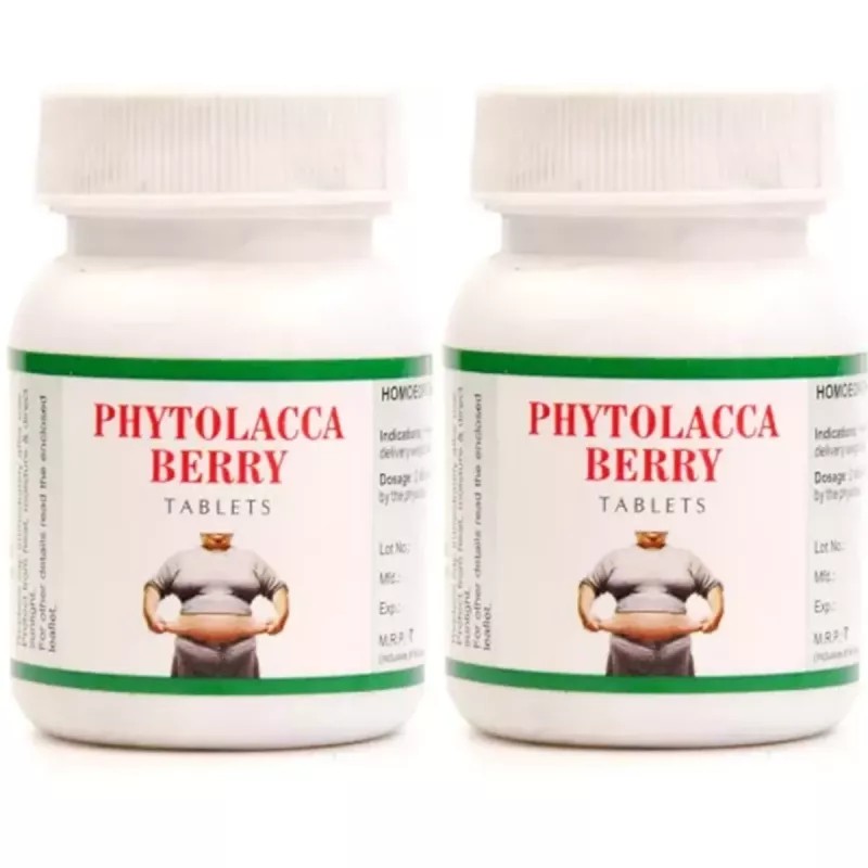 Bakson Phytolacca Berry Tablets (75tab, Pack of 2)