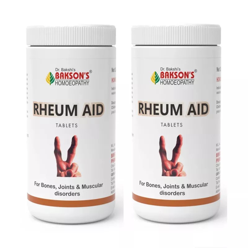 Bakson Rheum Aid Tablets (200tab, Pack of 2)