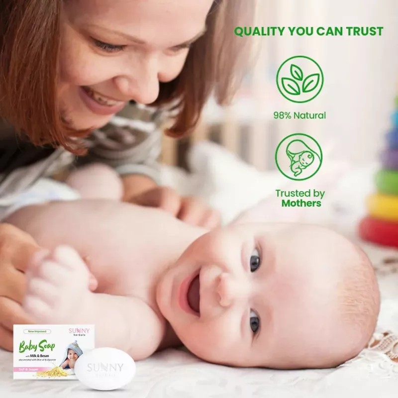 Bakson Sunny Baby Care Soap (75g, Pack of 2)