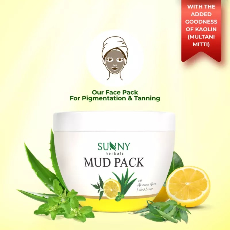Bakson Sunny Mud Pack (150g, Pack of 2)
