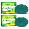 Bakson Sunny Neem Tulsi Soap (75g, Pack of 2)