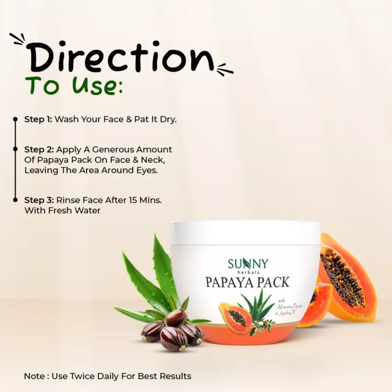 Bakson Sunny Papaya Pack (150g, Pack of 2)