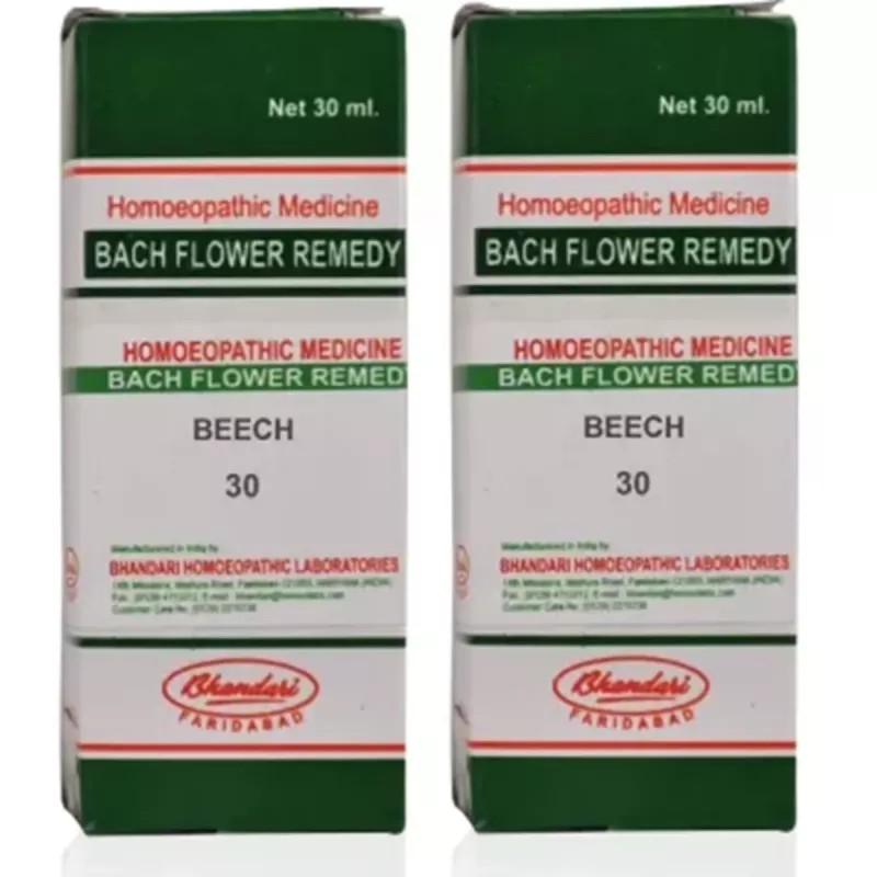 Bhandari Bach Flower Beech (30ml, Pack of 2)