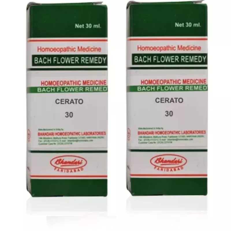 Bhandari Bach Flower Cerato (30ml, Pack of 2)