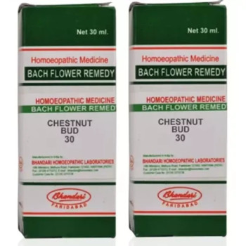 Bhandari Bach Flower Chestnut Bud (30ml, Pack of 2)