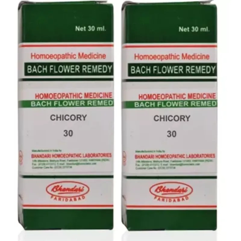 Bhandari Bach Flower Chicory (30ml, Pack of 2)