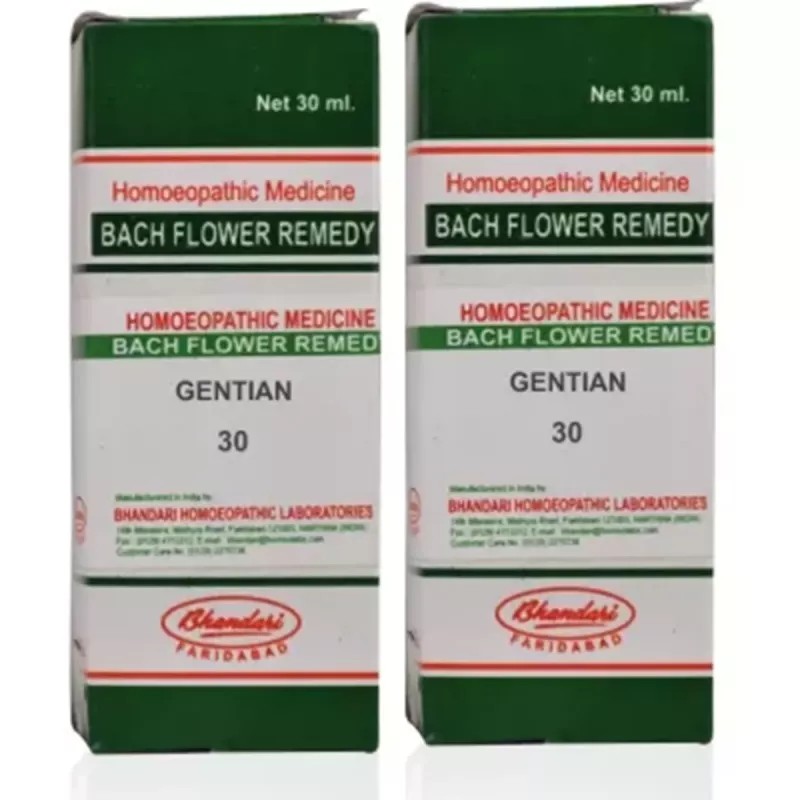 Bhandari Bach Flower Gentian (30ml, Pack of 2)