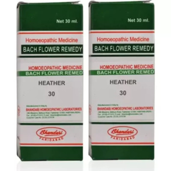 Bhandari Bach Flower Heather (30ml, Pack of 2)