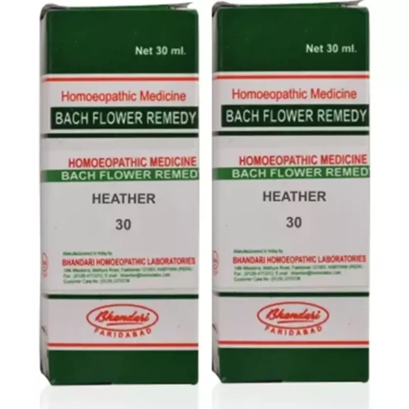 Bhandari Bach Flower Heather (30ml, Pack of 2)