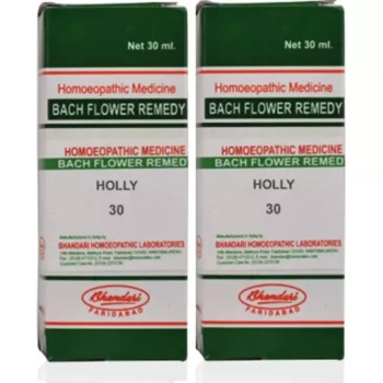 Bhandari Bach Flower Holly (30ml, Pack of 2)