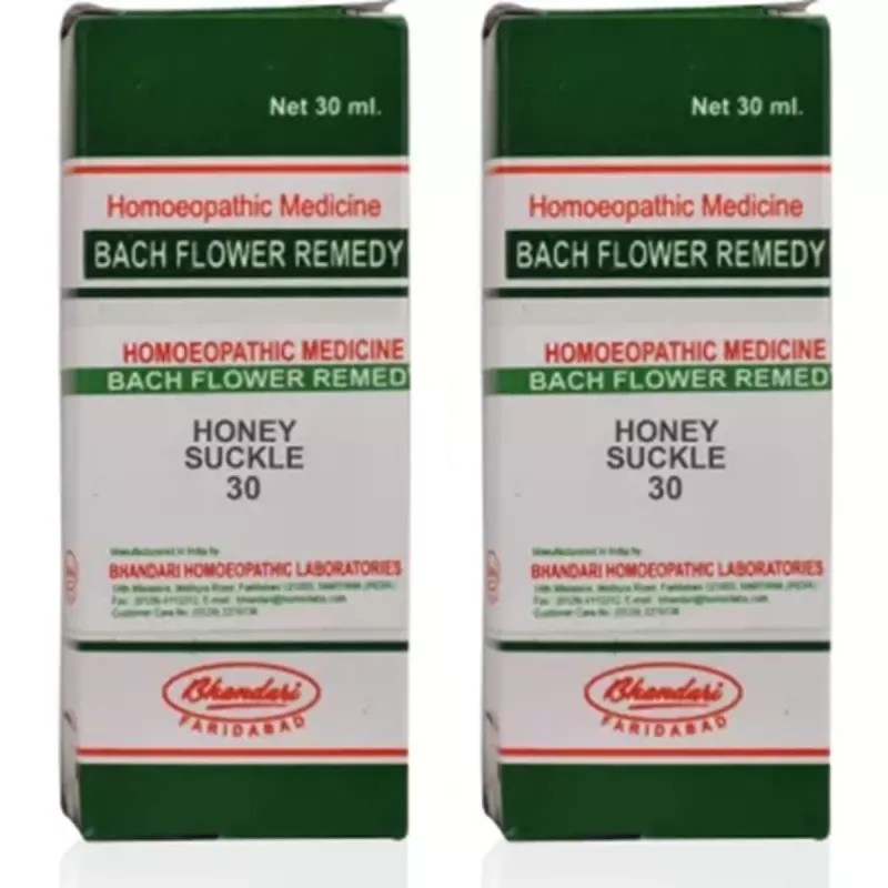 Bhandari Bach Flower Honey Suckle (30ml, Pack of 2)