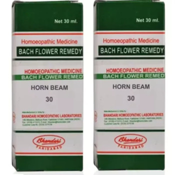 Bhandari Bach Flower Horn Beam (30ml, Pack of 2)