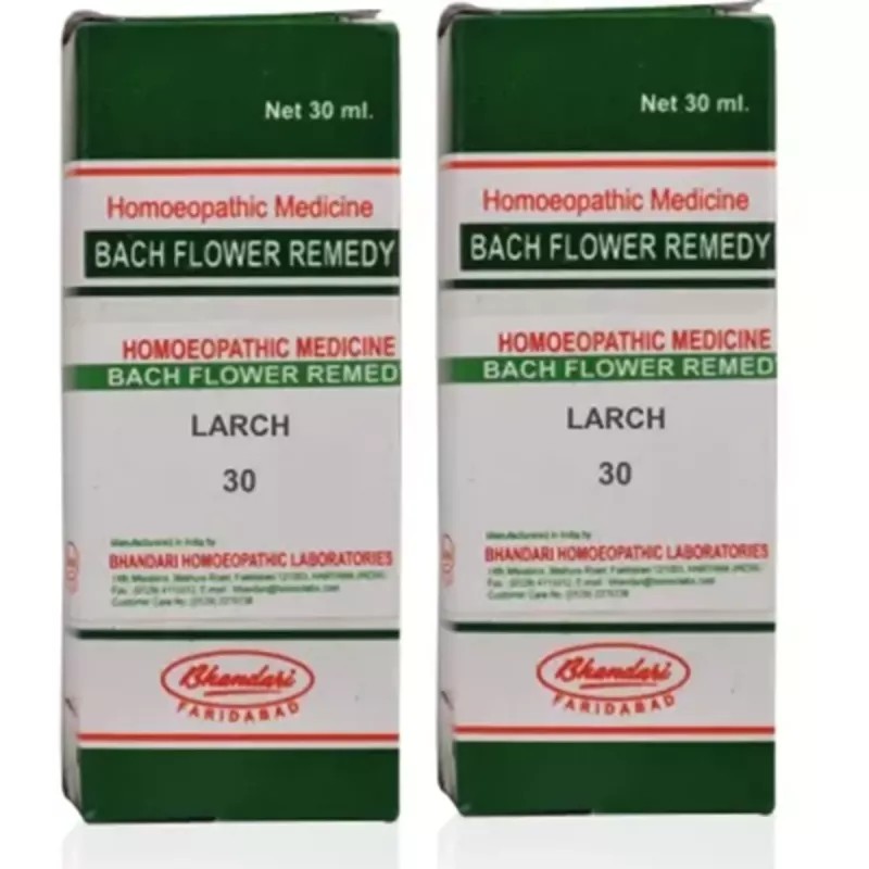 Bhandari Bach Flower Larch (30ml, Pack of 2)