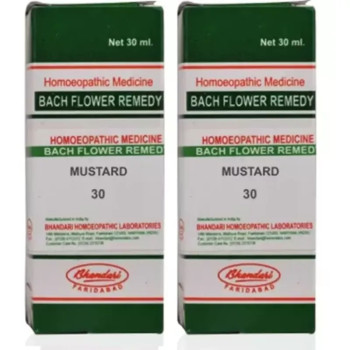 Bhandari Bach Flower Mustard (30ml, Pack of 2)