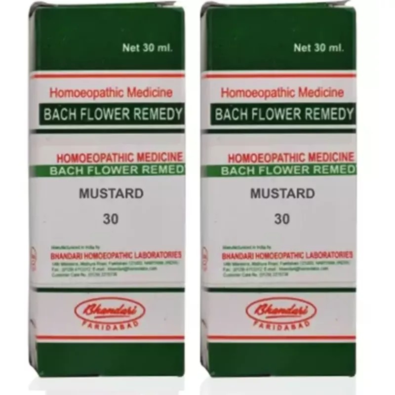 Bhandari Bach Flower Mustard (30ml, Pack of 2)