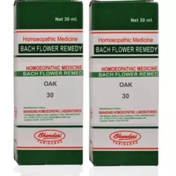 Bhandari Bach Flower Oak (30ml, Pack of 2)